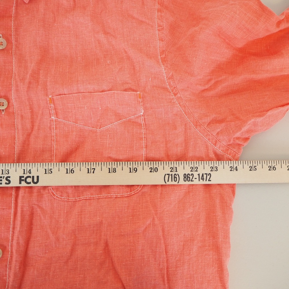 Tommy Bahama Men's 100% Linen Button Down Shirt Size Large Beach Vacation Resort - Picture 5 of 12